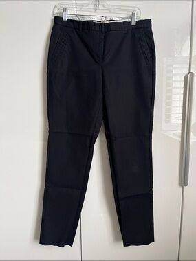 Smart Set Black Straight-Leg Cotton Dress Pants, Size 12